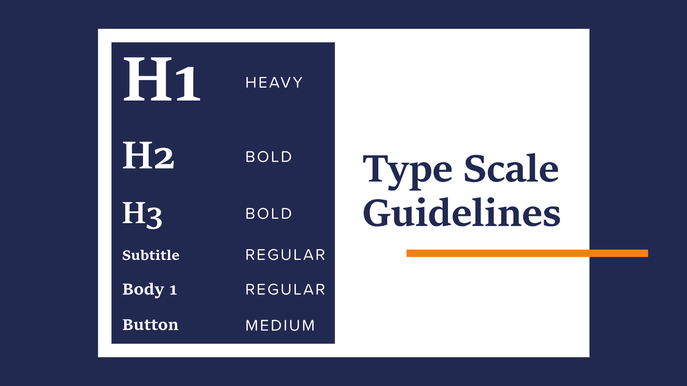 دستورالعمل‌هایی برای Type Scale تعریف کنید