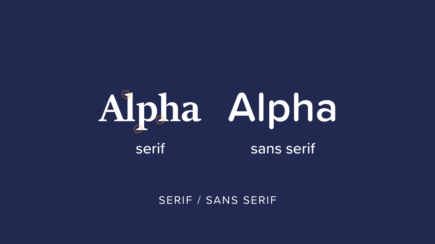 اصطلاح Serif و Sans Serif